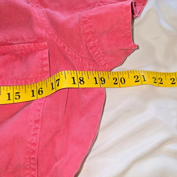 J Crew midi Dress Women's 10 Red Boho Safari Lyocell Soft Casual Garden y2k 90s - Picture 8 of 10